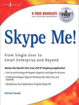 cover image of Skype Me! From Single User to Small Enterprise and Beyond